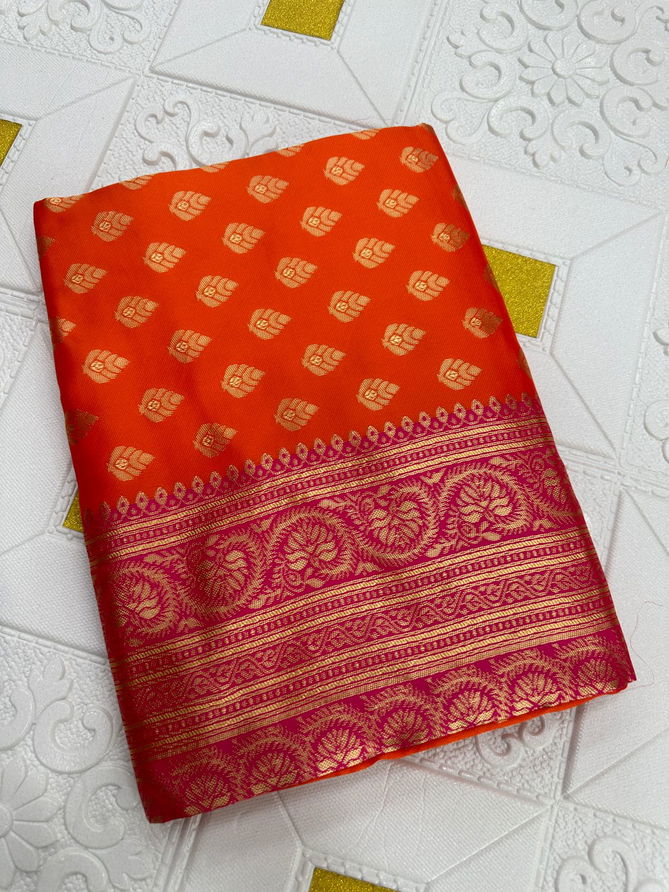 Premvati By Aab Designer Soft Lichi Silk Saree Suppliers In India